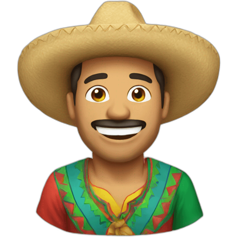 Very happy mexican emoji emoji