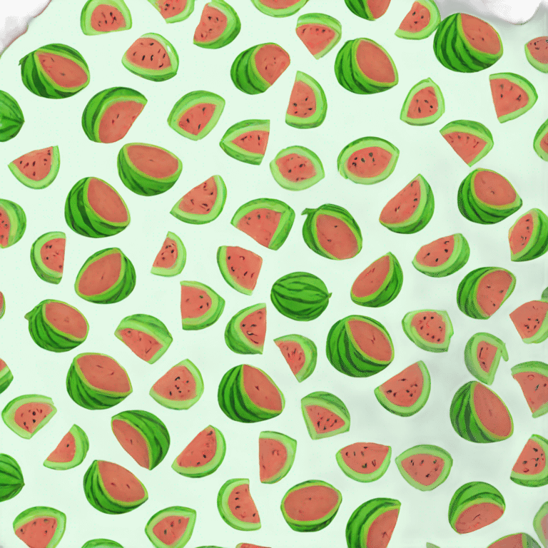 WATERMELON WITH LINKS emoji