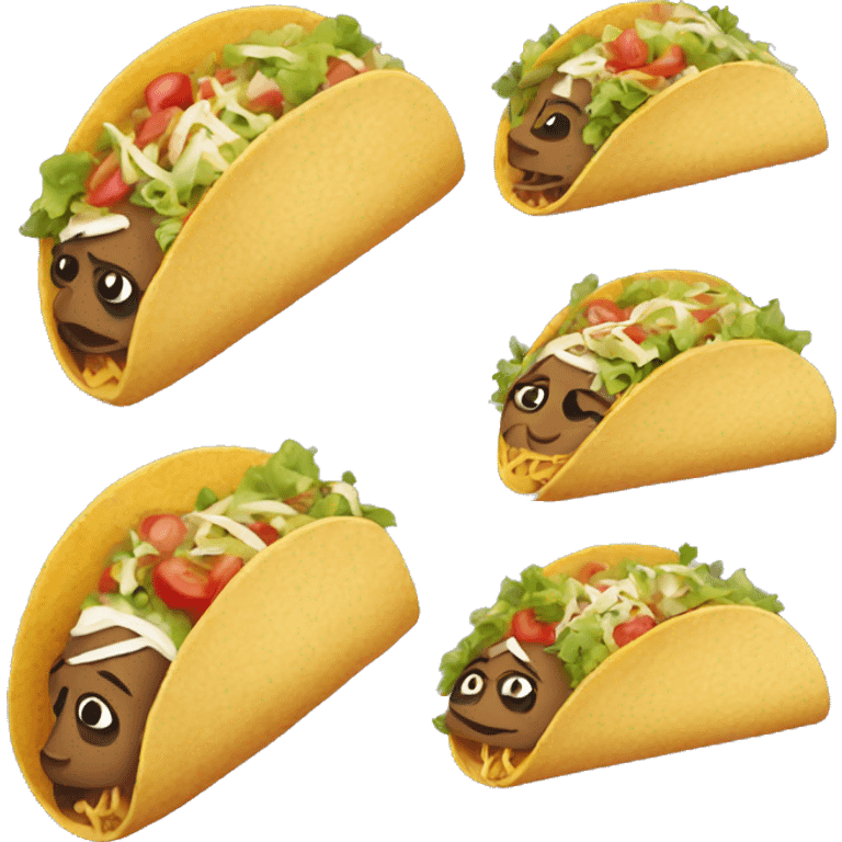 Cute tacos emoji