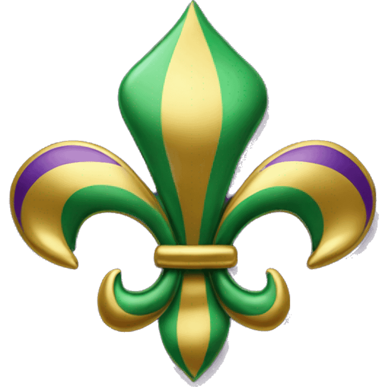 Mardi Gras fleur De lis  emoji