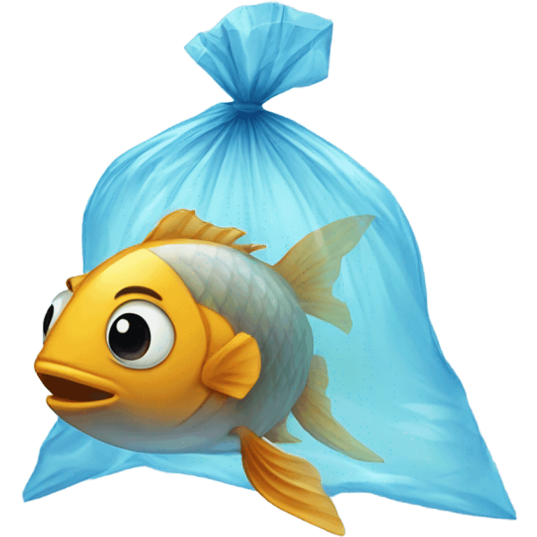 fish in a plastic bag emoji