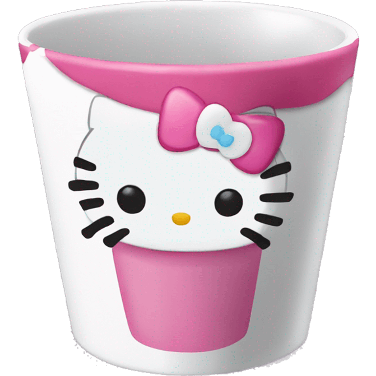 hello kitty empty cup emoji