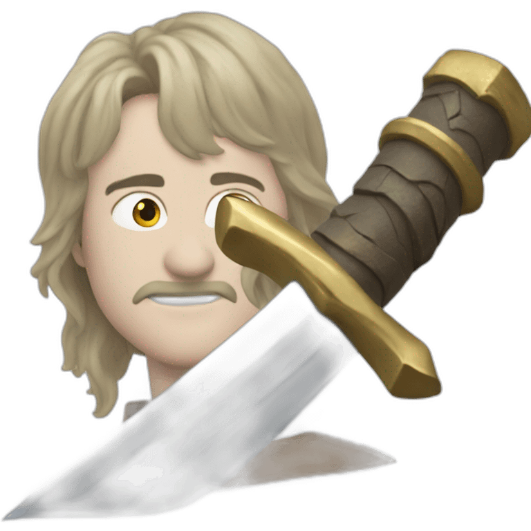 The Sword in the Stone emoji