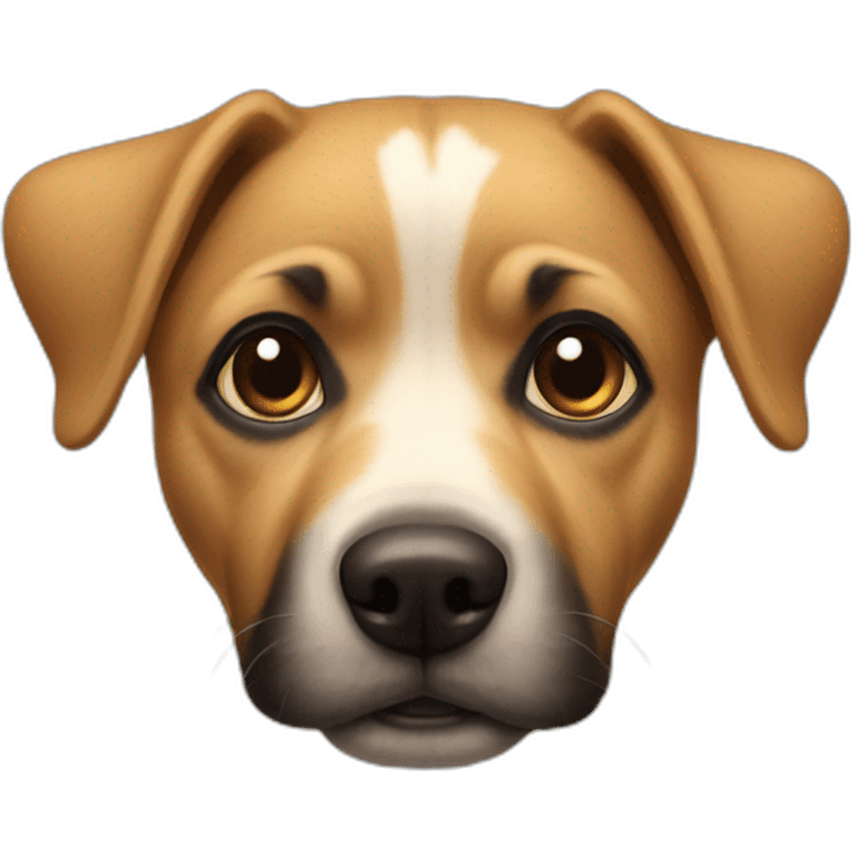 Un chien emoji