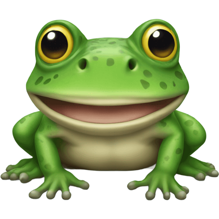 Dinosaur frog emoji