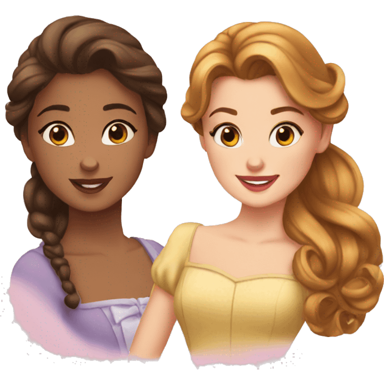 belle and anastasia emoji