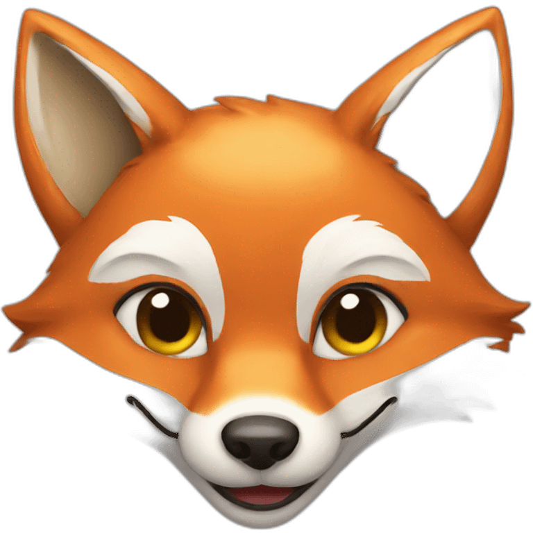 Fox smile emoji