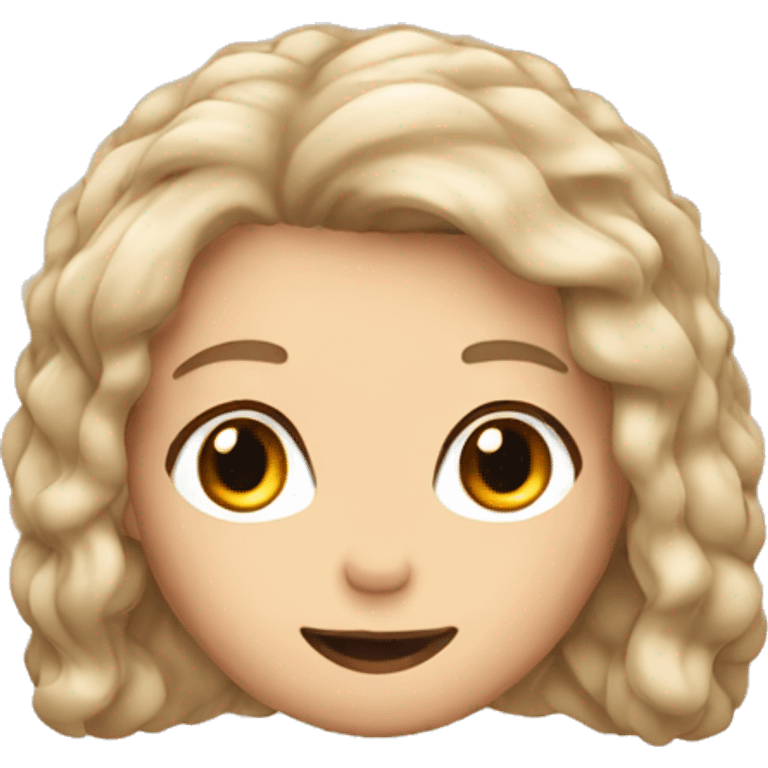 beige hair clip emoji