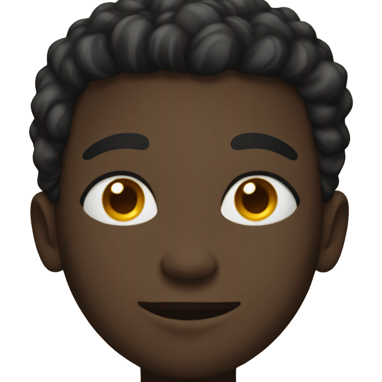 black skin boy emoji