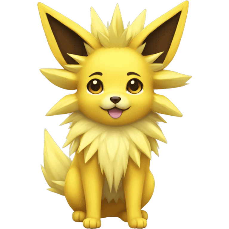 Kawaii Jolteon full body emoji