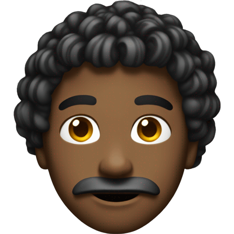 homme noir avec des locks emoji