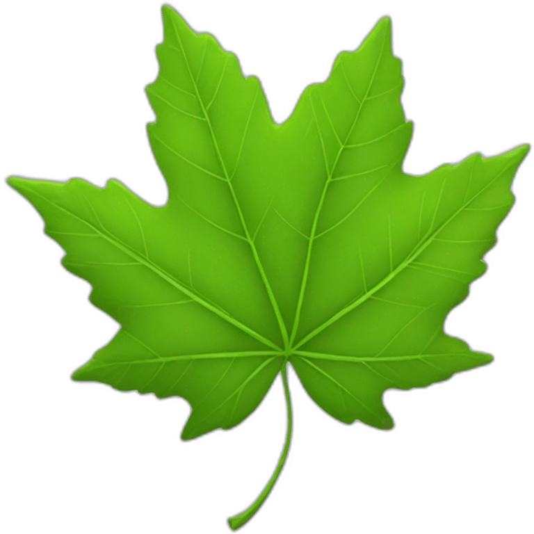 write GO on leaf emoji