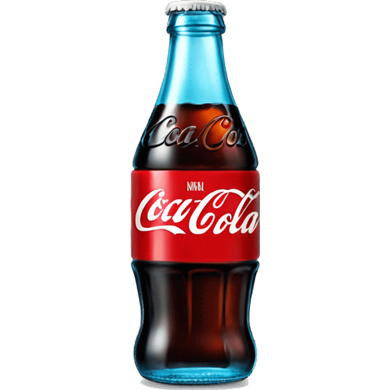 Coca cola blue emoji