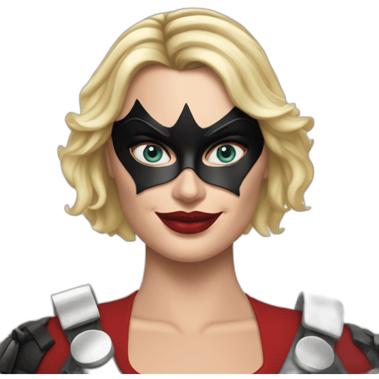 Margot Robbie as Harley Queen emoji