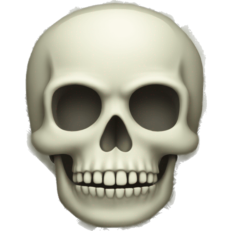 Skull with dollar emoji