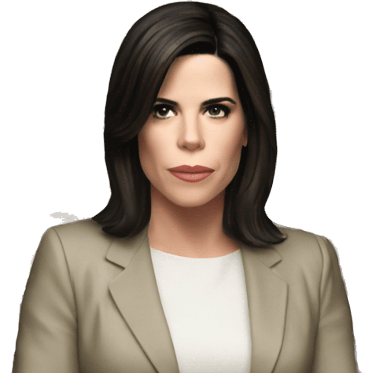 Neve Campbell realistic emoji