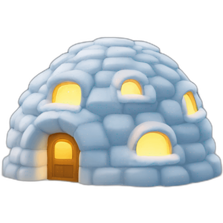 igloo idea bulb big emoji