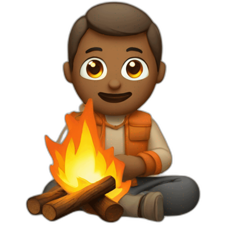 campfire man emoji