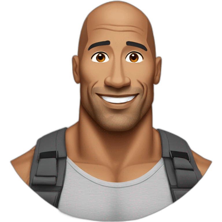 Dwayne the rock johnson emoji