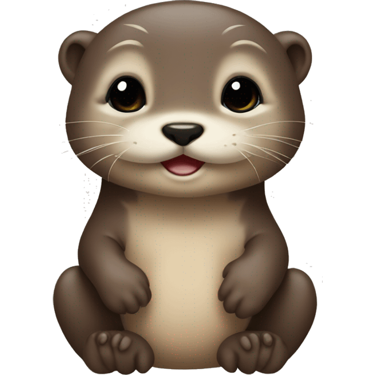 Little otter baby emoji