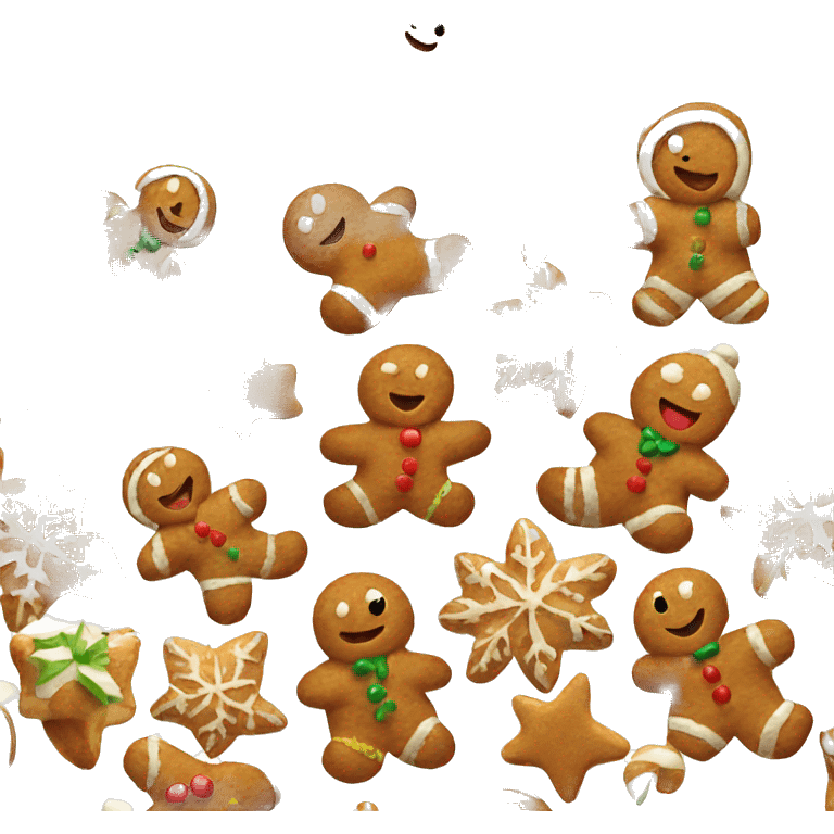 ginger bread christmas emoji