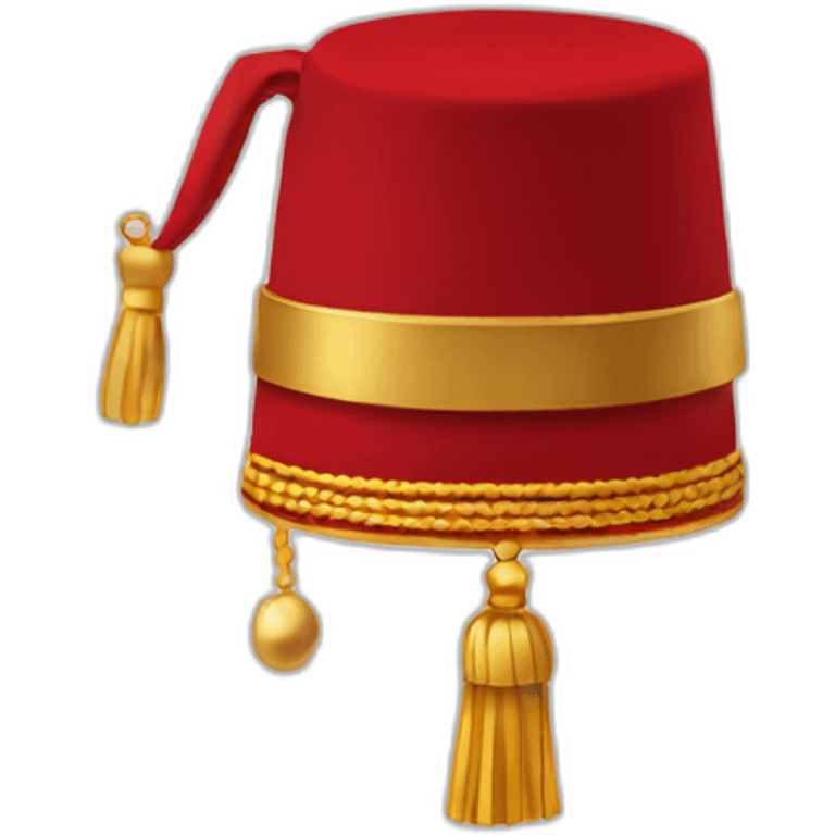 Fez with tassel emoji