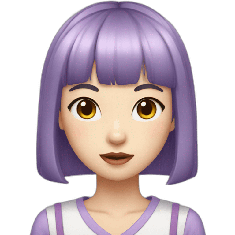 light-purple-blunt-bangs-short-hair-cat-ear-japanese-girl emoji