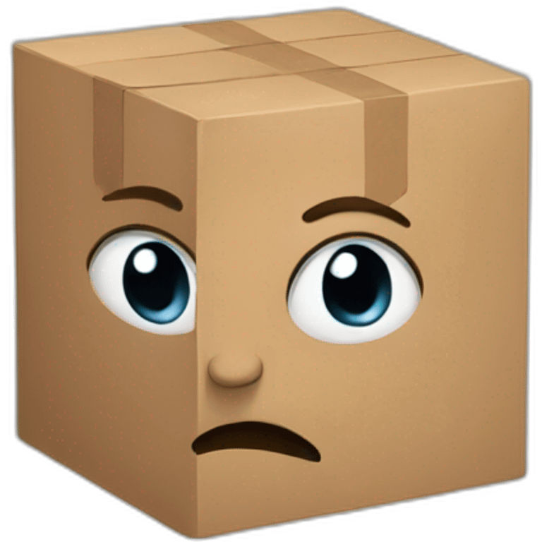 thinking outside the box emoji