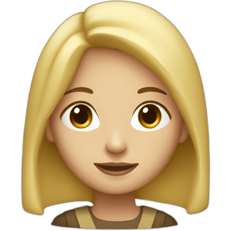 blonde religious girl emoji