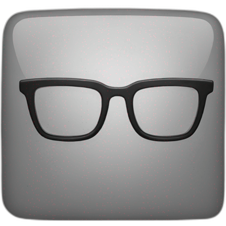 Icon Square glasses emoji