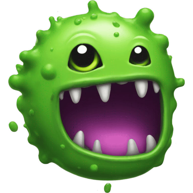 A slime monster emoji