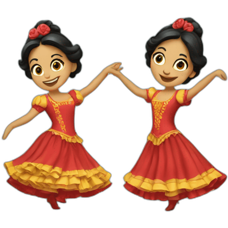 dancing sevillanas emoji