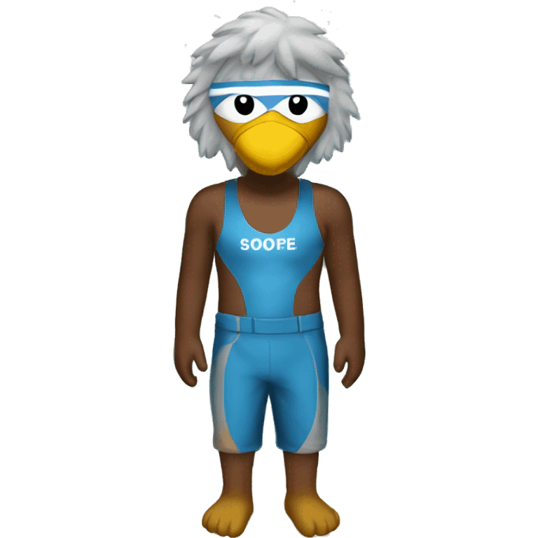 Eagle outfit swimming pool  emoji