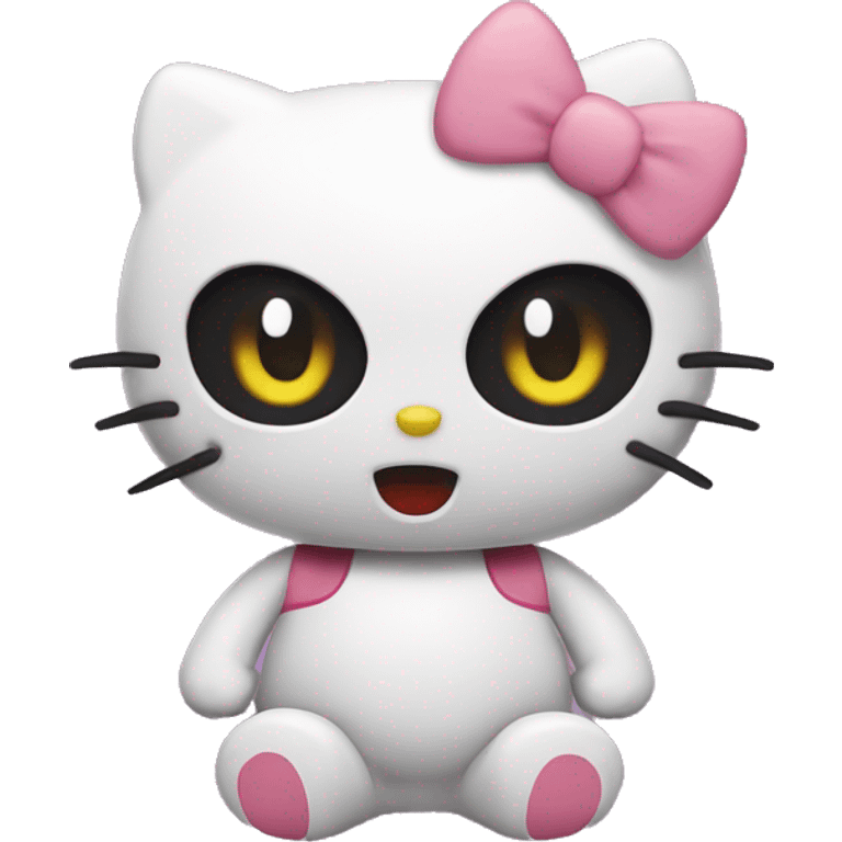 scary hello kitty  emoji