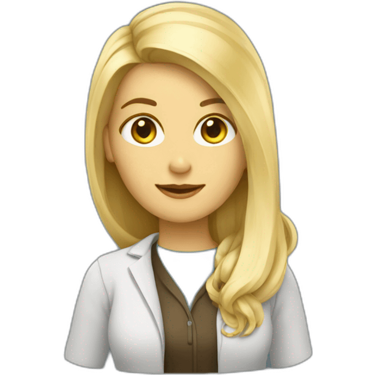 python developer blonde women emoji