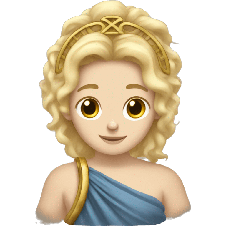 Apollo Greek mythology blonde hair lyre  emoji