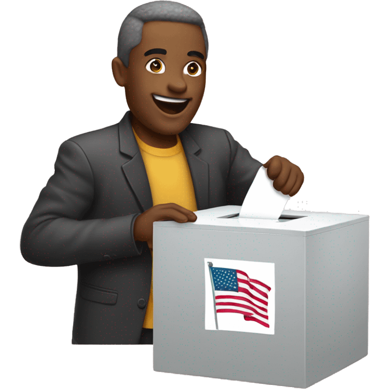 Person voting emoji