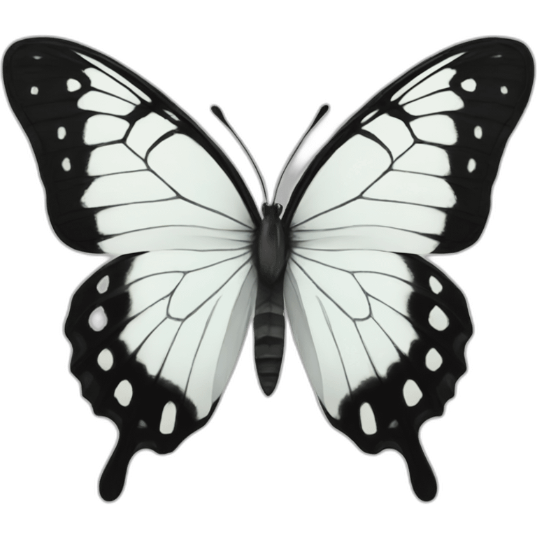 butterfly white emoji