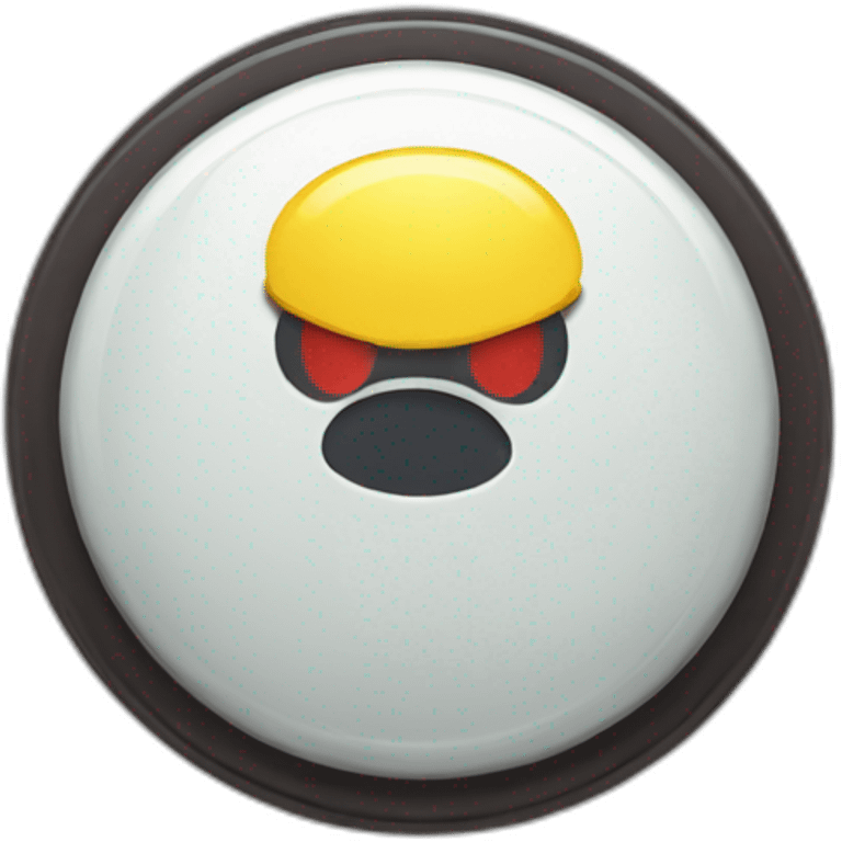 Confirm Button Pokemon Badge  emoji