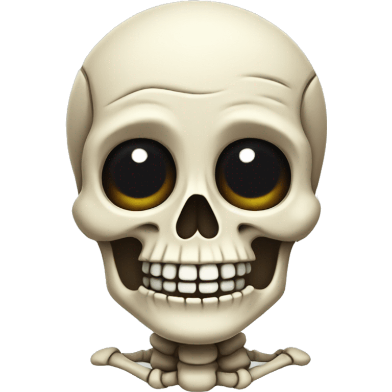 smiling skeleton  emoji