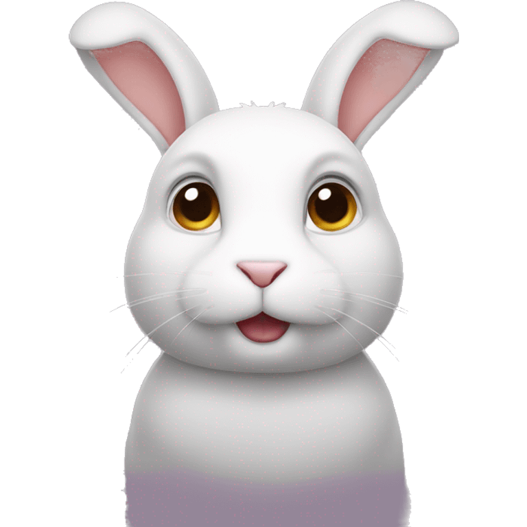 Rabbit with no ears emoji