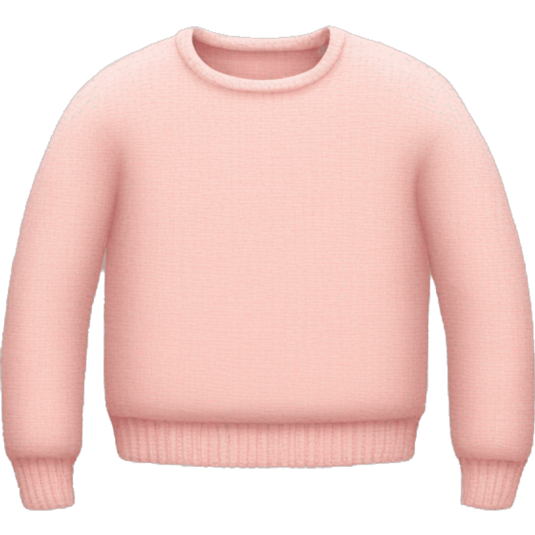 Light pink small sweater emoji