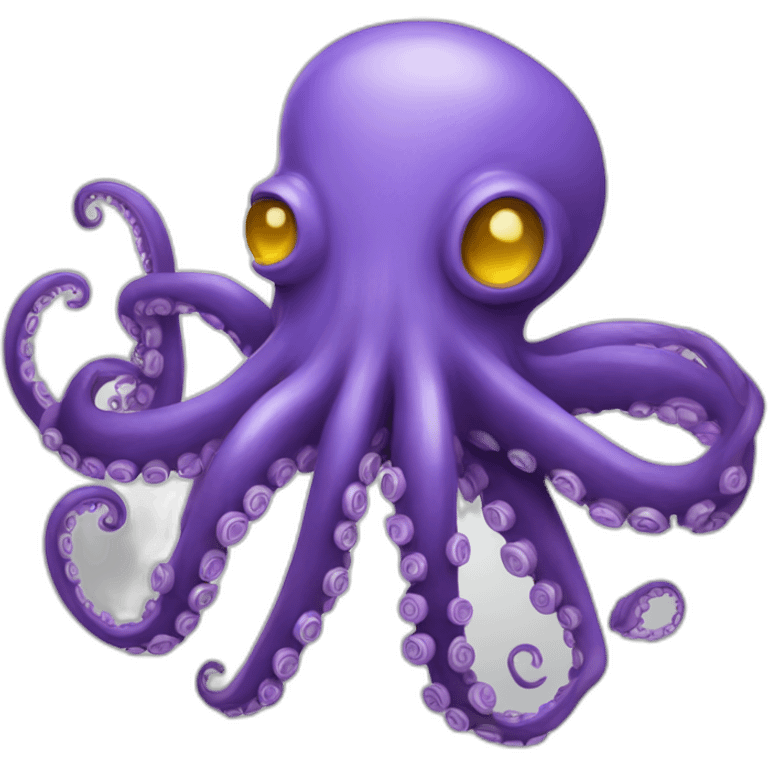 an octopus with robot tentacles emoji