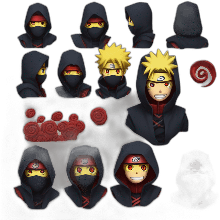 Naruto Akatsuki emoji