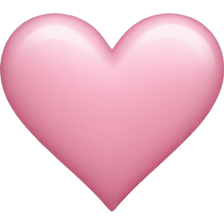 Light pink heart emoji