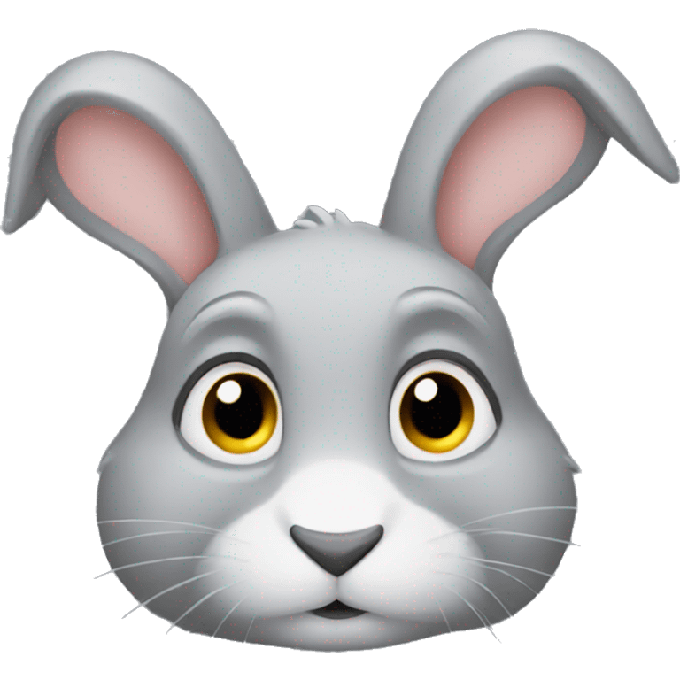 Grey rabbit  emoji