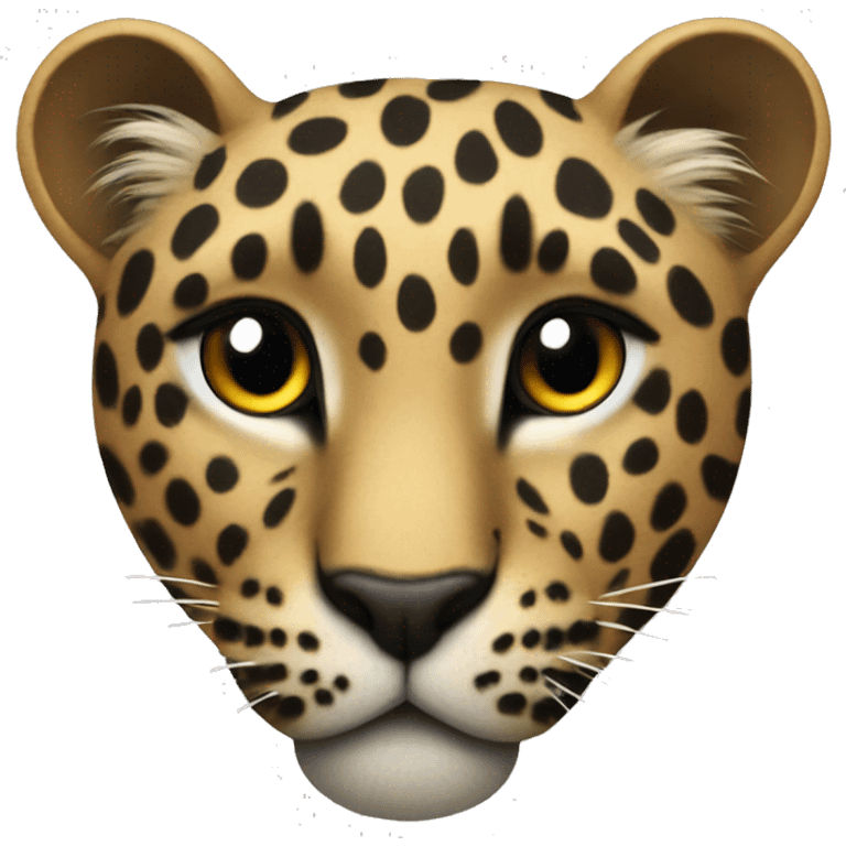 Leopard heart emoji