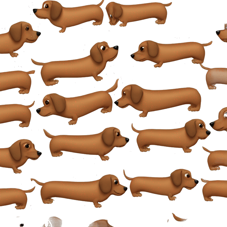 Weiner dog emoji