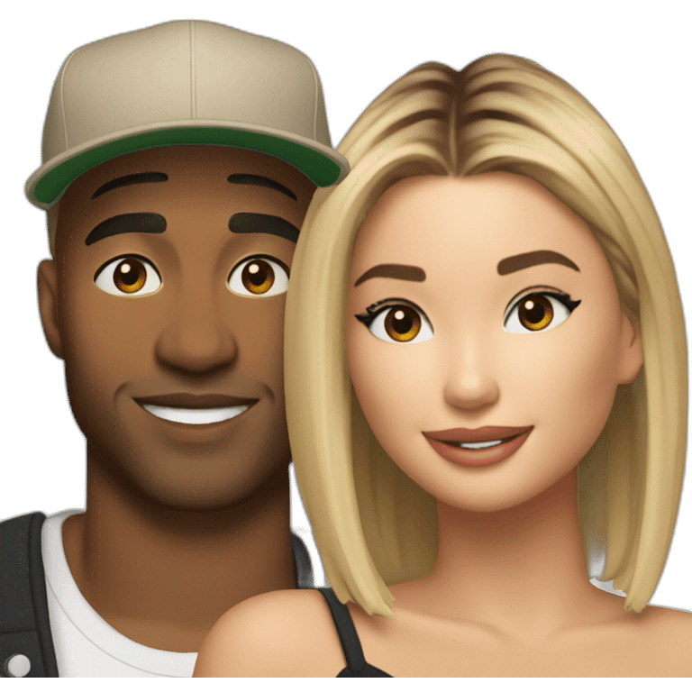 Justin and hailey bieber emoji