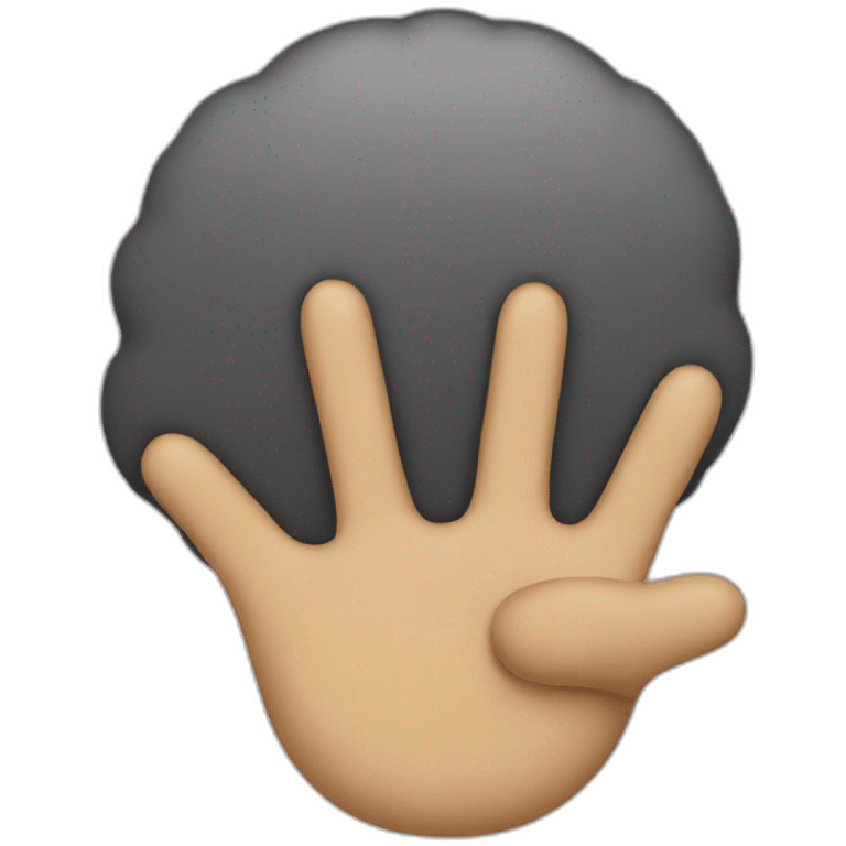 3 fingers emoji